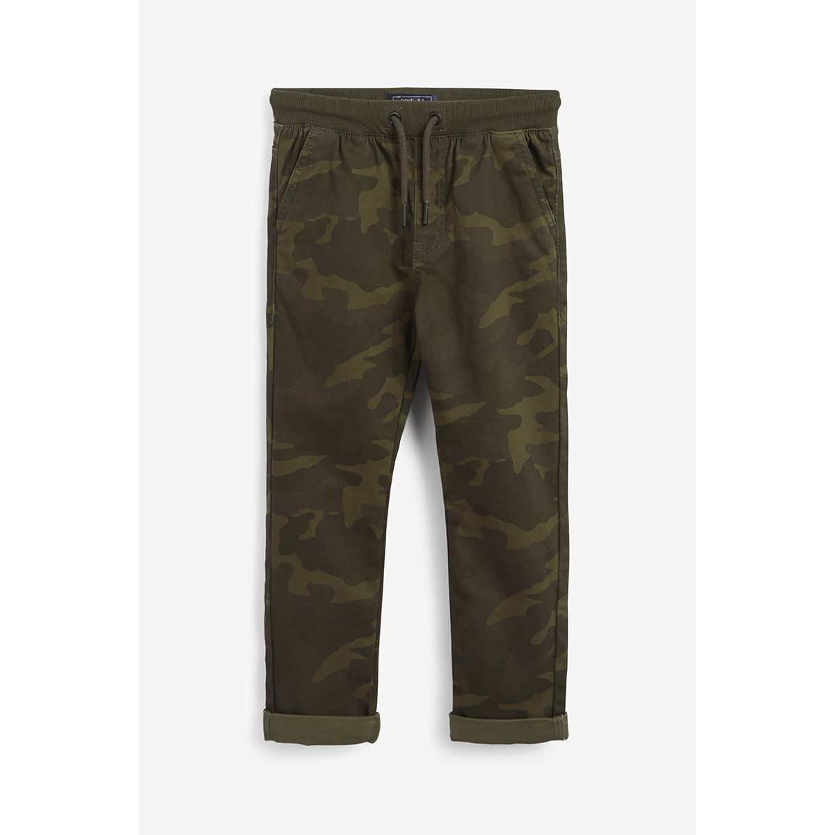 Idgreatim Pantalon de jogging camouflage pour garçon avec cordon de serrage et poches